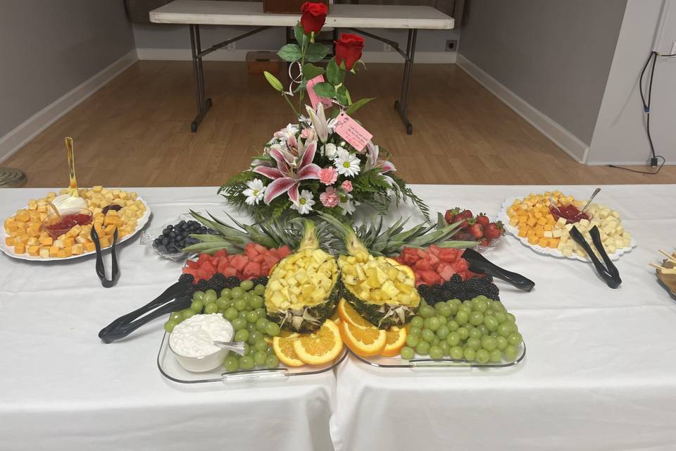 Fruit tray layout