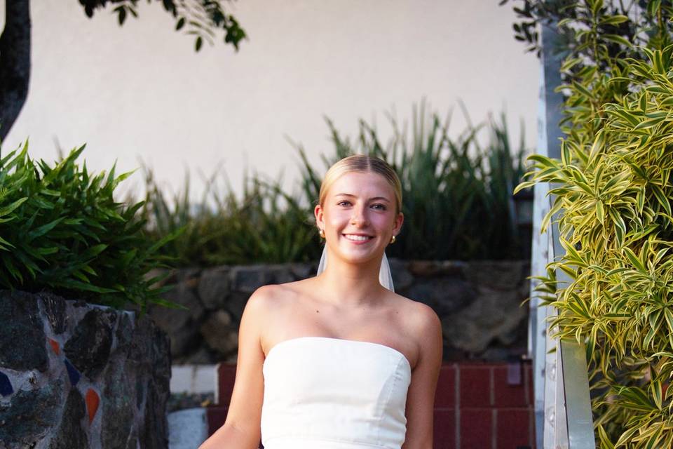 Bride Stairs Shoot