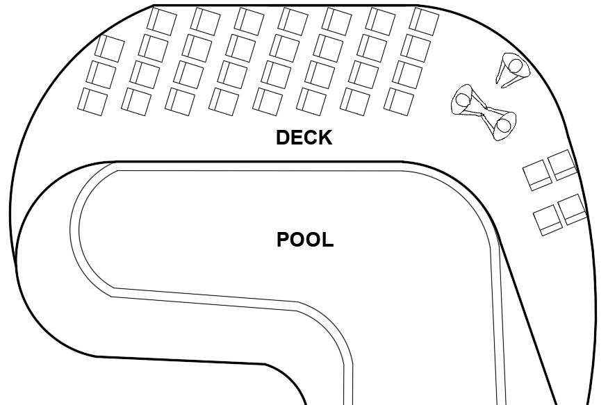 Pool Ceremony Layout