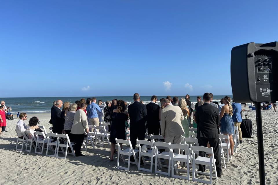 Wirless Beach Ceremony