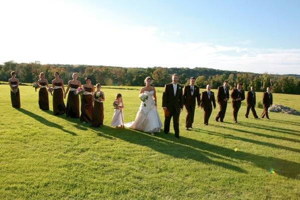 Bridal Party in State Park, David Negron Photography