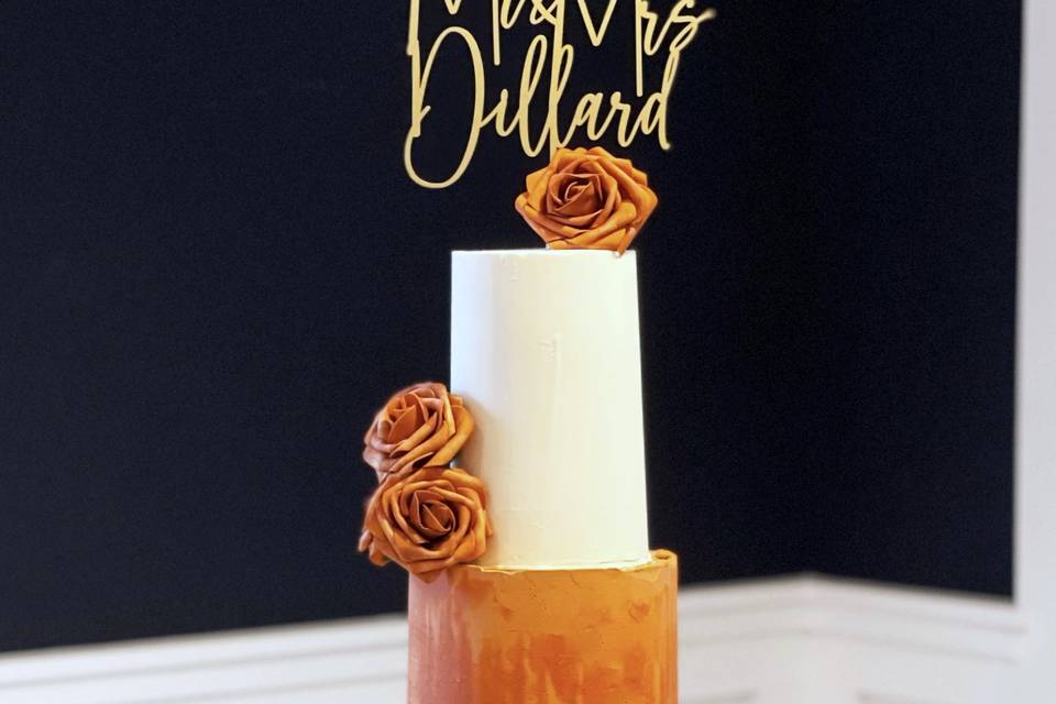 Rust/Burnt Orange wedding