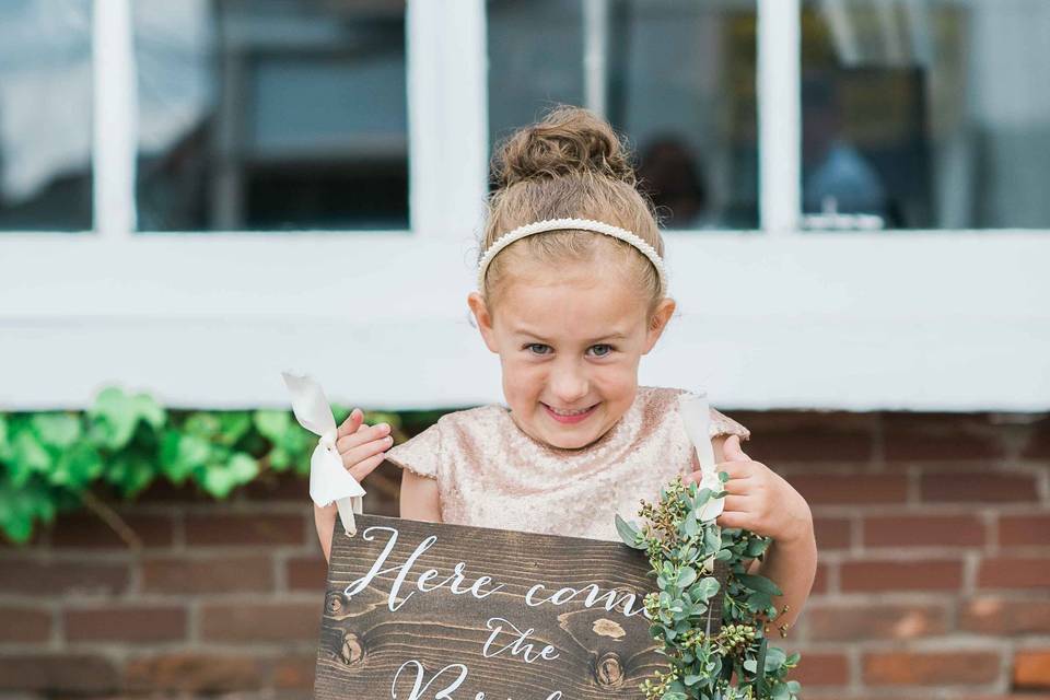 Cute little Flower Girl