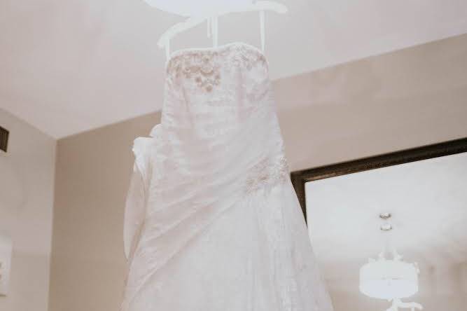 Dress In Bridal Suite