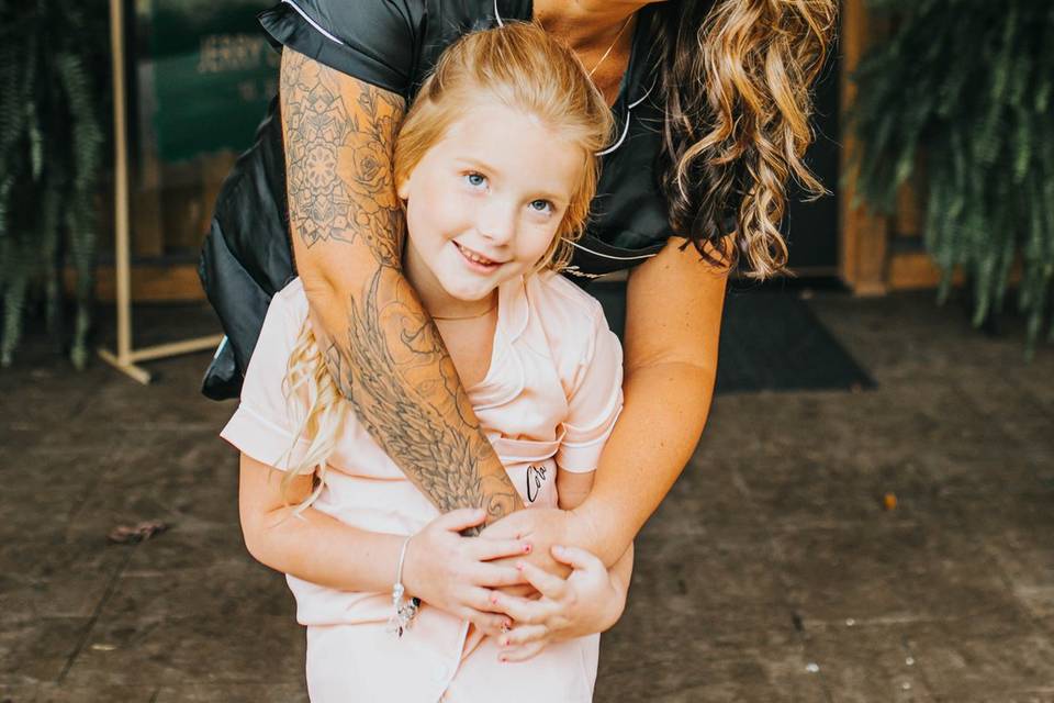 Bridesmaid and Flowergirl