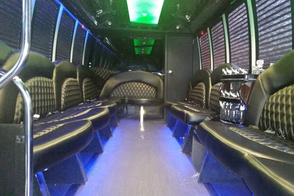 26 passenger limo bus