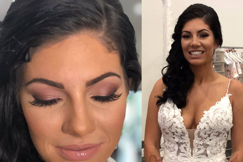 Gorgeous Bridal makeup and ahi