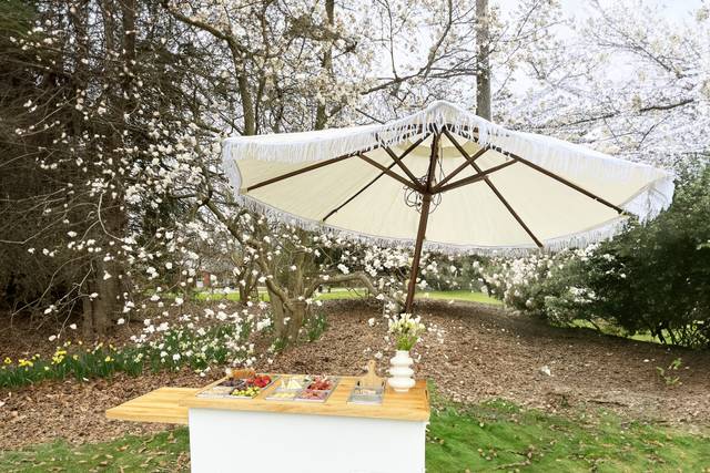 The Charcuterie Cart Set Up