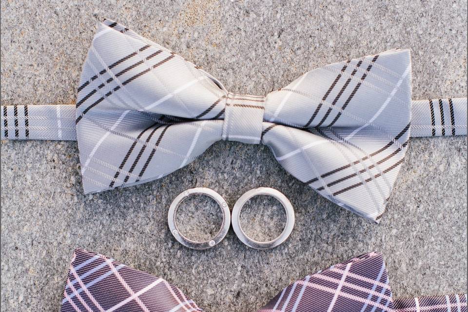 Bow ties and rings