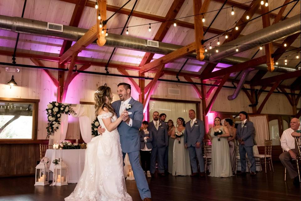 Reception at Rose Bank Winery