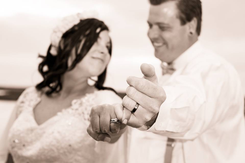 Bride and Groom rings