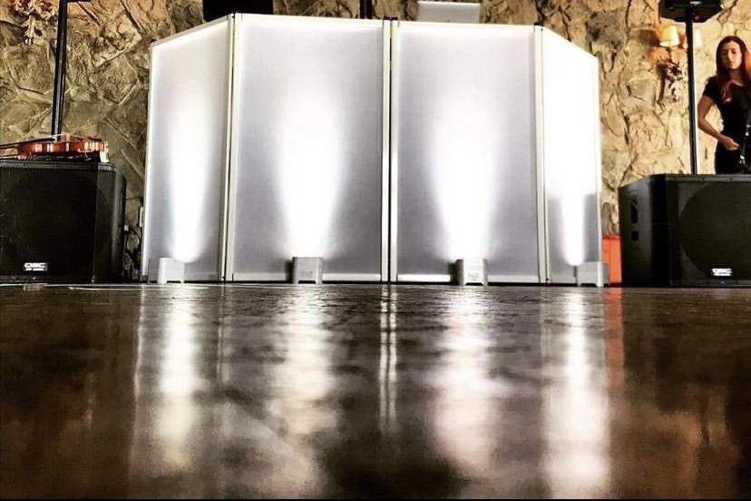 Elegant DJ Booth