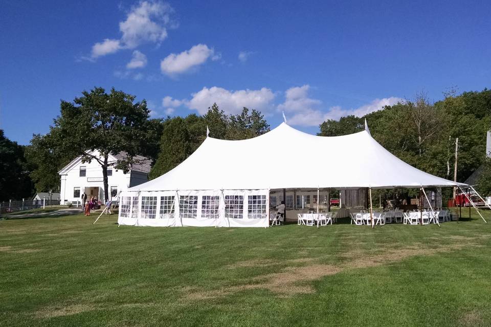 Tented wedding