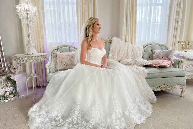 Bride on Sofa