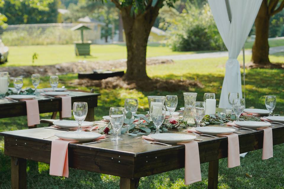 Farm Table Wedding