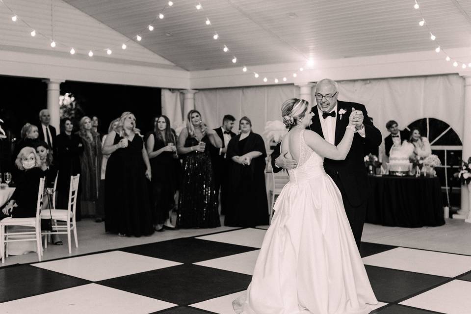 Black and White Dance Floor