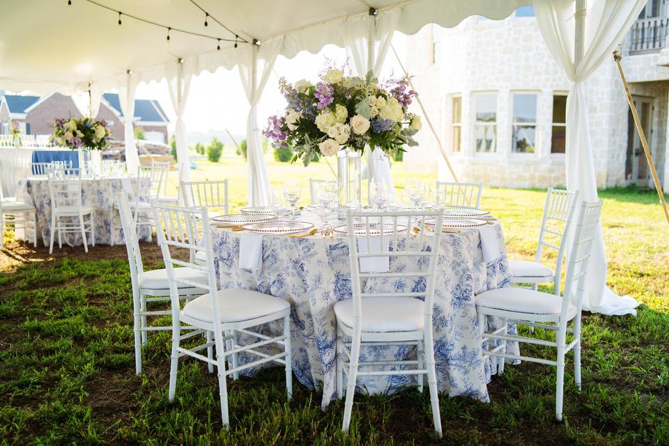 French Blue Wedding