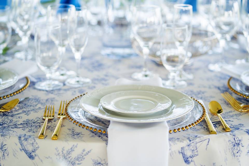 French Blue Wedding