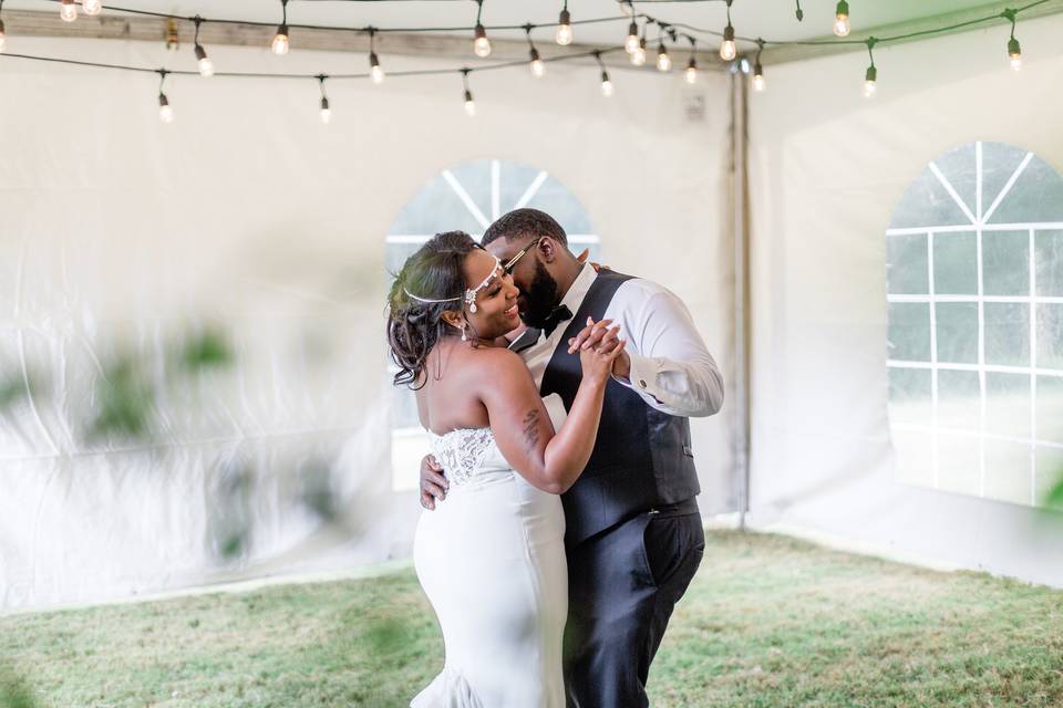 Private Dance under Tent