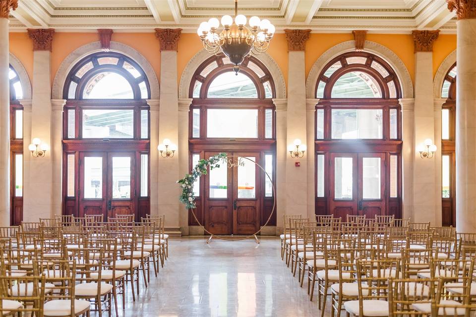 Gold Chiavari Ceremony Chairs