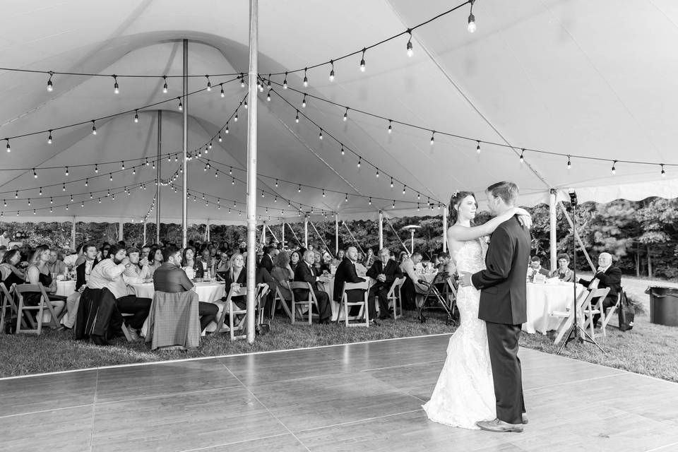 Tented Wedding Dance