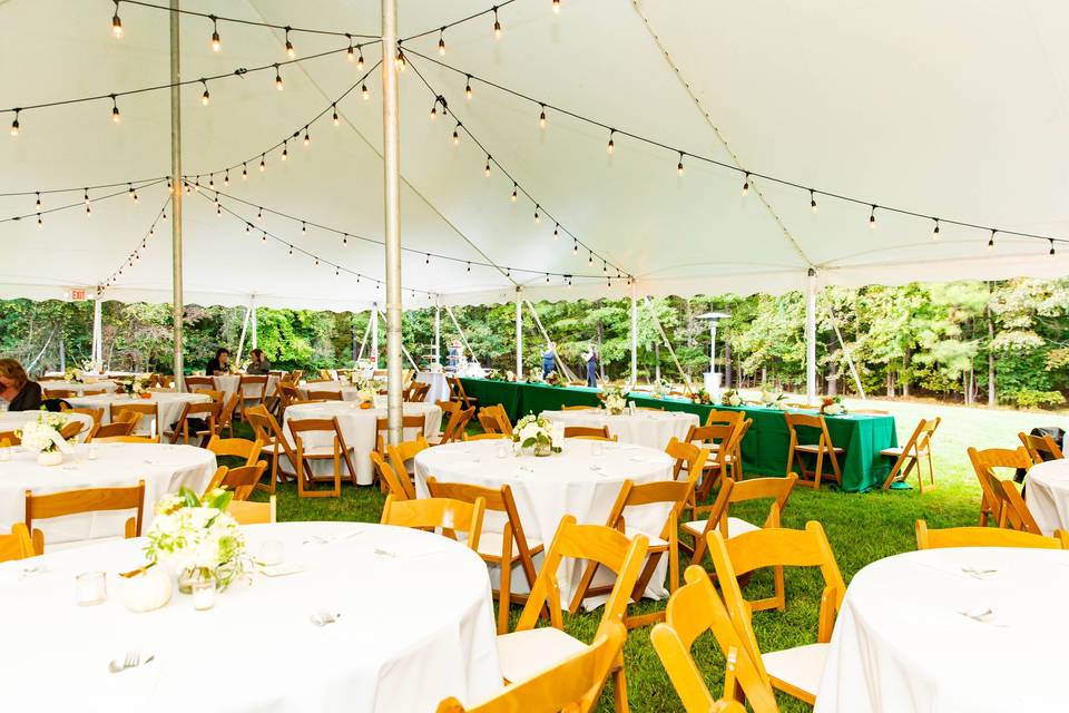 Tented Wedding Reception