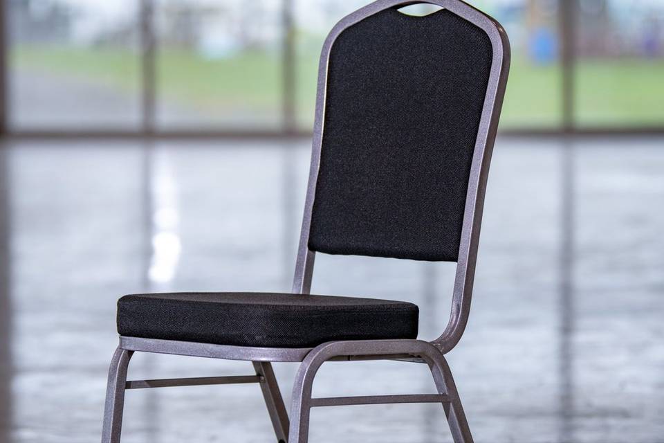 Cushion Black Banquet Chair