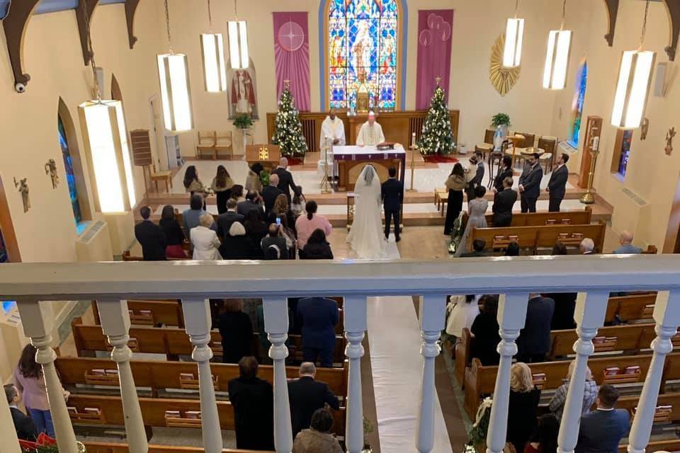 View from the choir loft