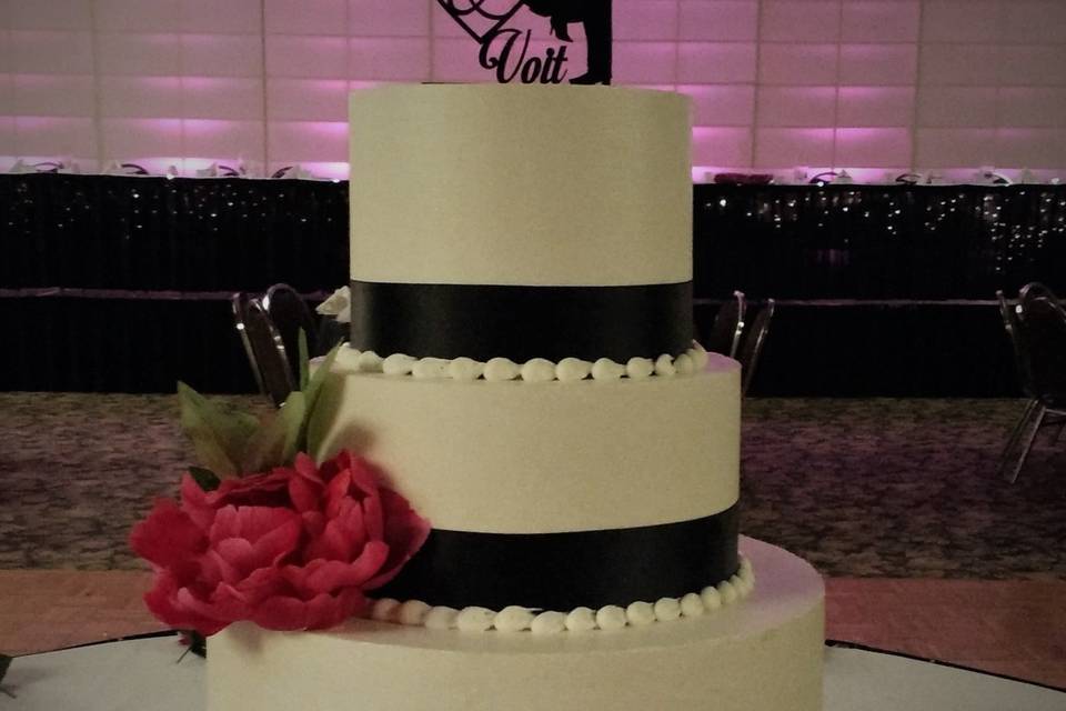 Black band cake