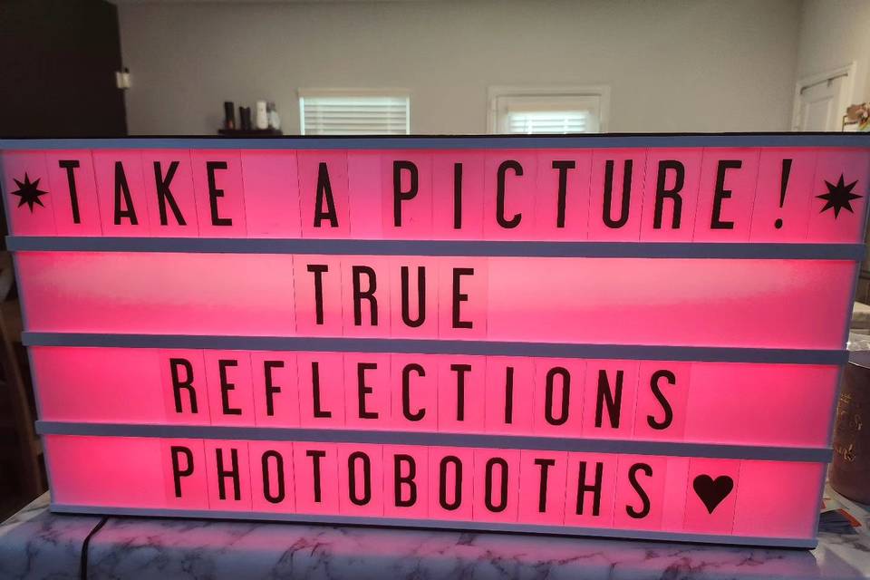 True reflections photo booths