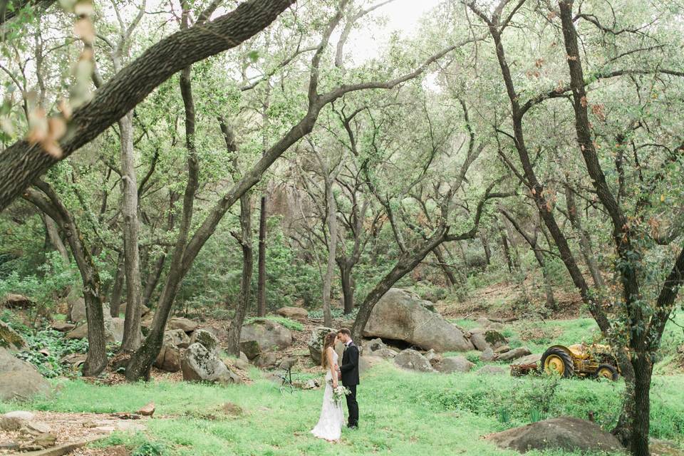 San Diego, Ca     Photo: Elate     Cake: Shanti's Cakery
Venue: Secluded Garden Estate    Florals: Furrow Flower Co.