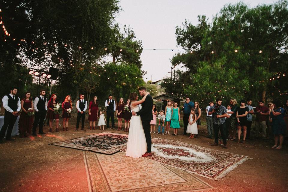 Couple dancing