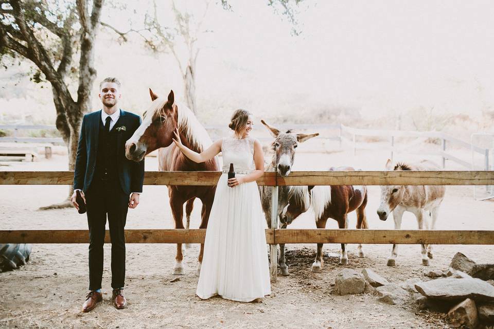 Creative couple portrait