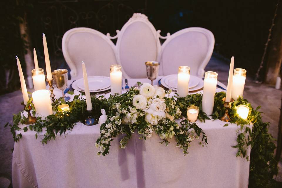 Sweetheart table