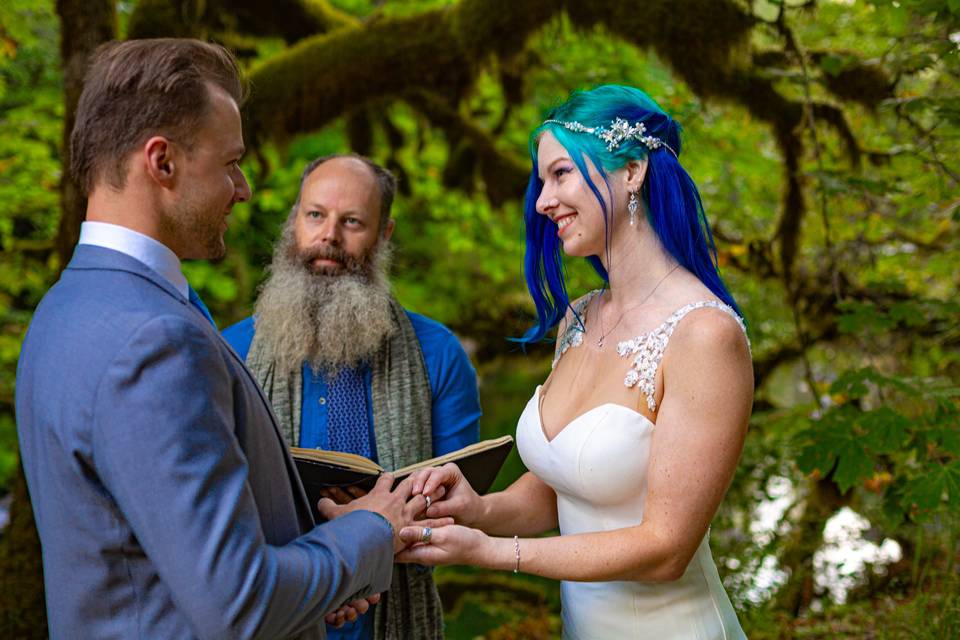 A Mossy and Fantastic Wedding