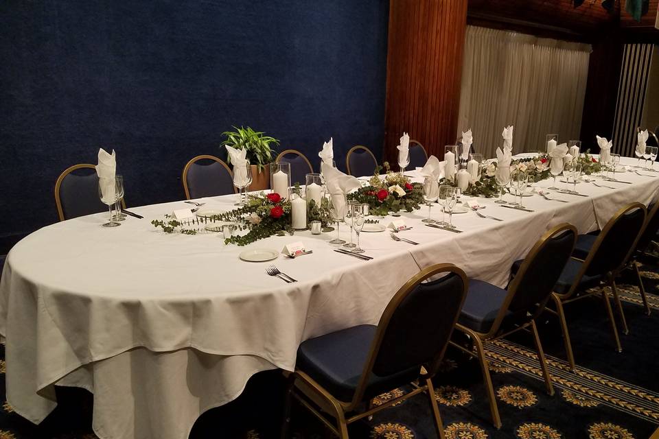 Head table in NPC Ballroom