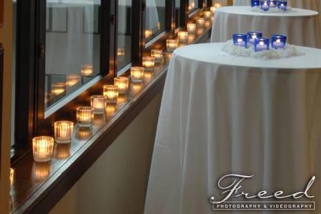 Ballroom Corridor with votives