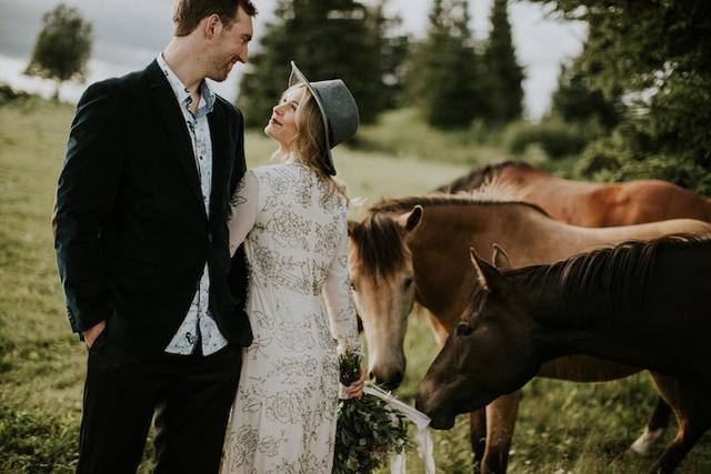 Wedding couple