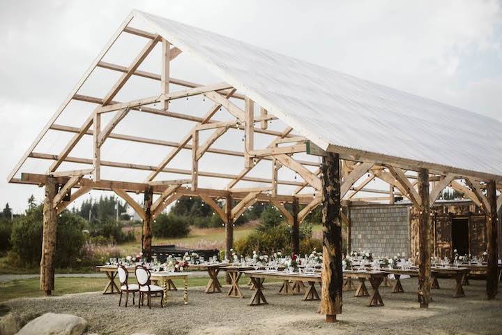 Timber-frame pavilion