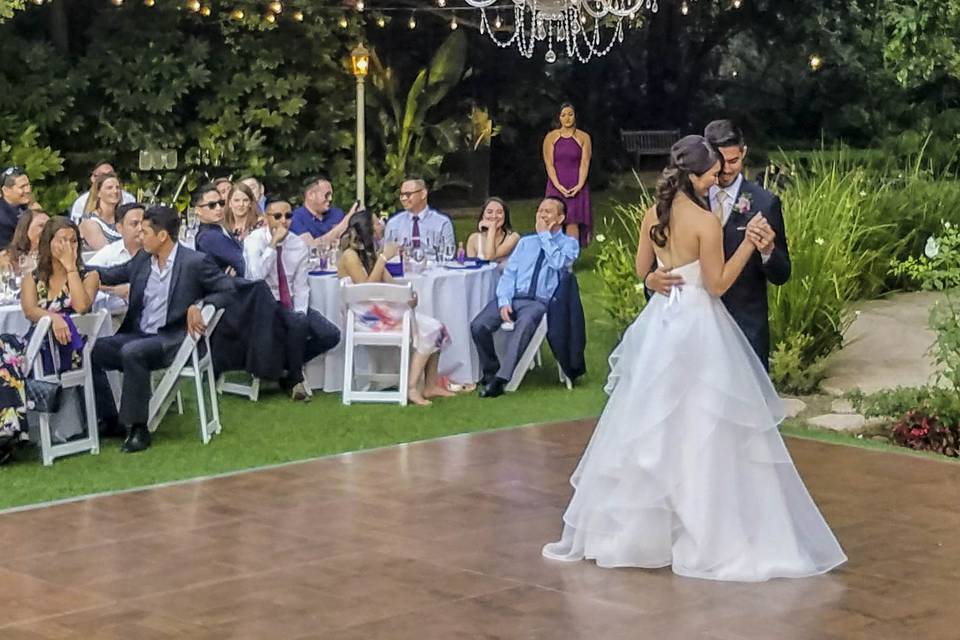 Elegant first dance