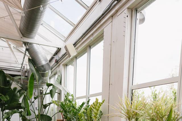 Greenhouse wedding