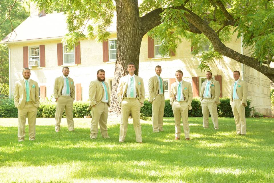 Historical groom/groomsmen