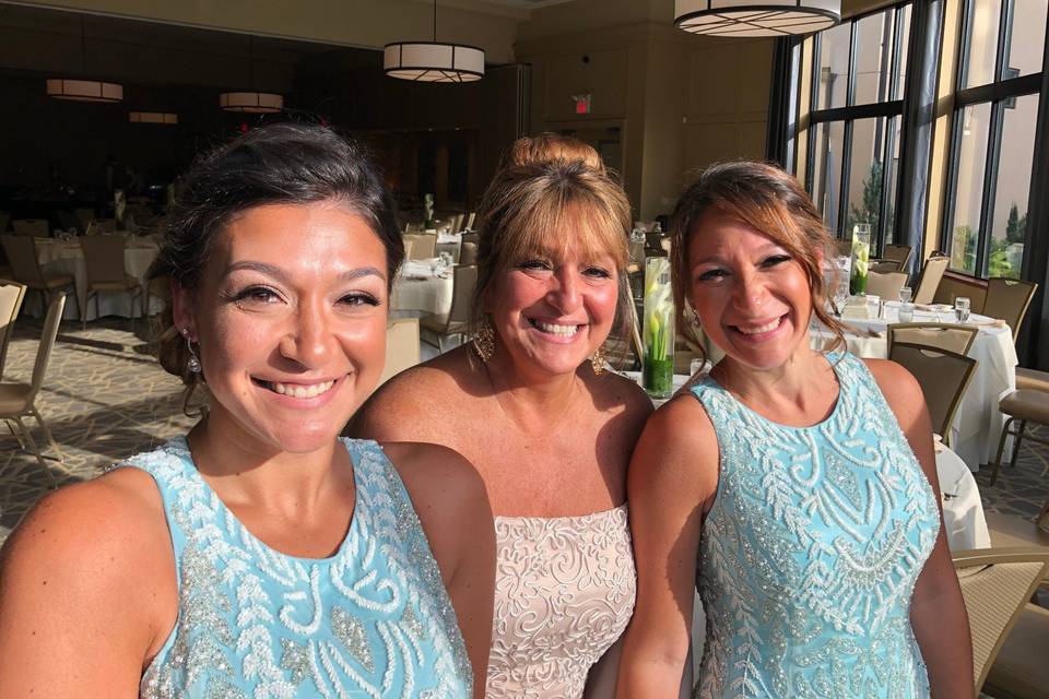 About to walk down the isle