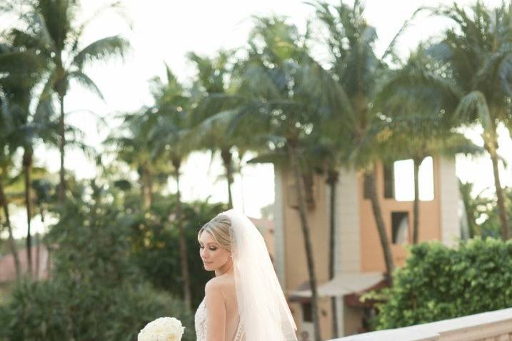 Bride's portrait