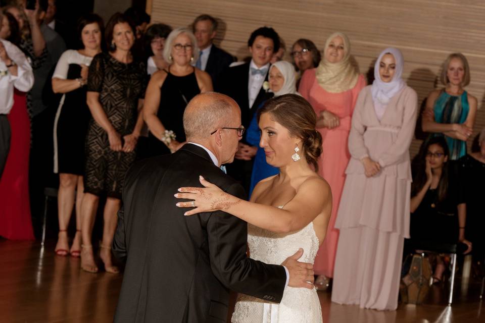 Interfaith wedding dance