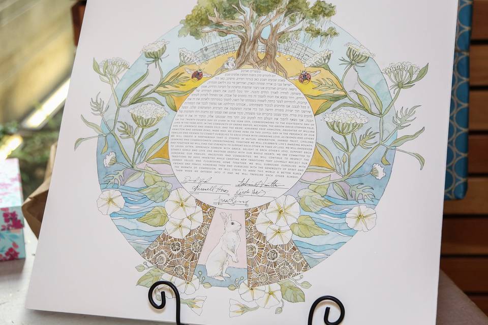 Personalized Jewish Ketubah