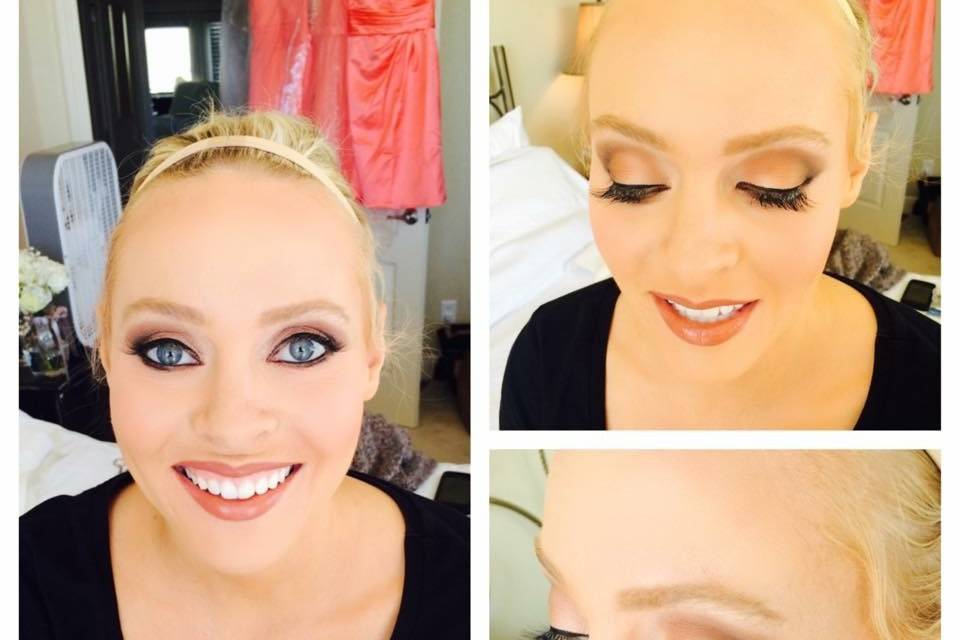 Eye makeup details
