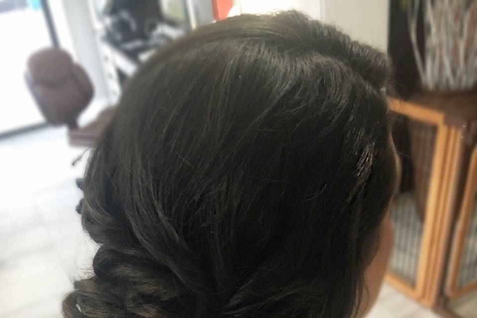 Bridal hair