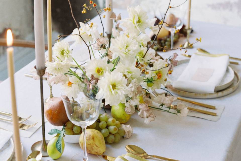 Centerpieces and styling
