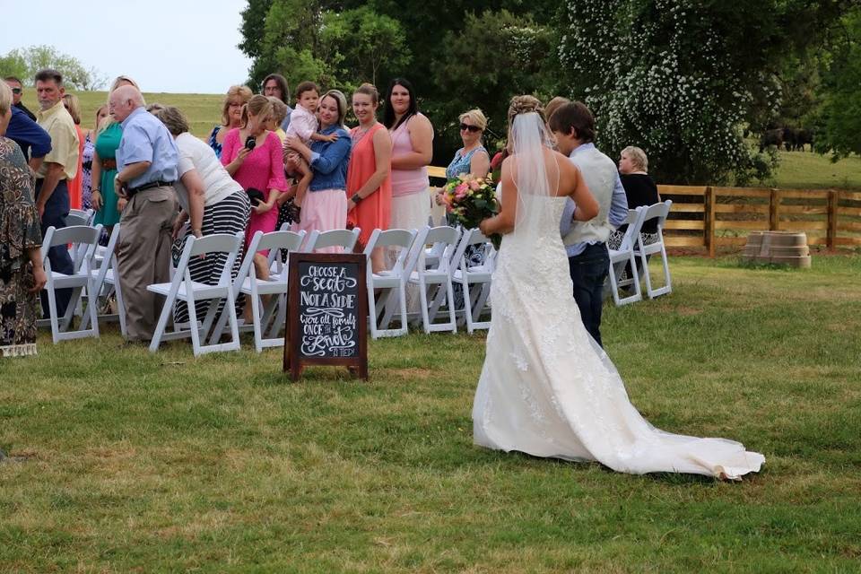 Ceremony area